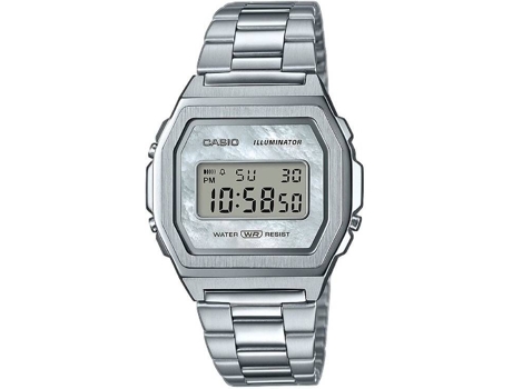 Reloj Digital CASIO Vintage Luxury Edition Hombre (Acero - Plateado)