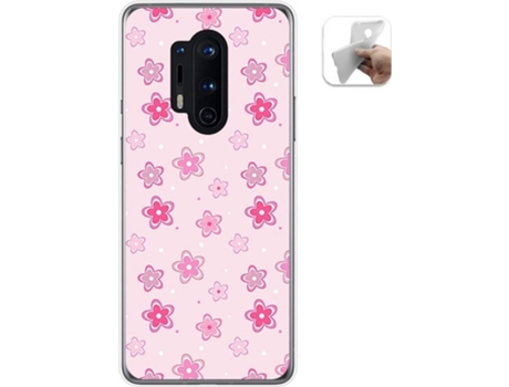 Carcasa OnePlus 8 Pro TUMUNDOSMARTPHONE Flores Multicolor
