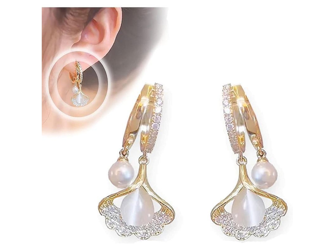 2026-aretes De Germanio Magnetoterapia Lymphvity, Aretes De Acupuntura Para Ansiedad Oyi