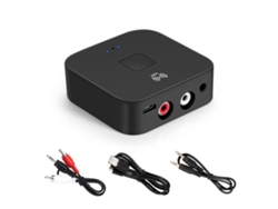 Adaptador Receptor De Audio Bluetooth 5.0 Para Altavoces Con Entradas Aux De 3,5 Mm O Rca