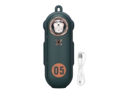 Calentador De Manos Portátil Recargable De 5000 Mah Con Batería Externa Para Camping - Verde