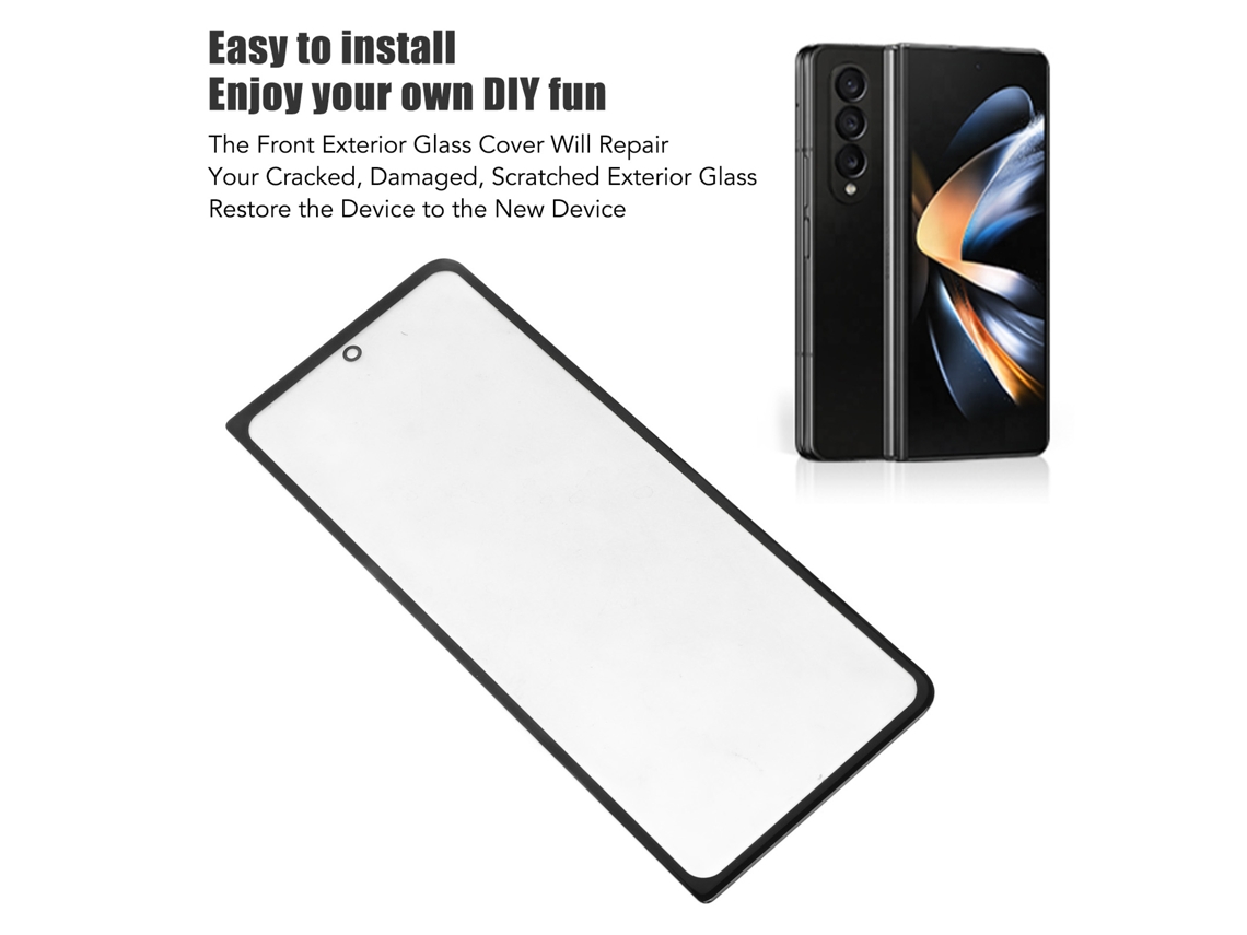 Substituição De Vidro Tela Externa Frontal Com Kit De Ferramentas Oca Para Samsung Galaxy Z Fold 4 5g F936