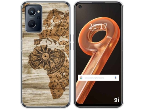 Carcasa Realme 9i TUMUNDOSMARTPHONE Dibujos Madera 07 Multicolor