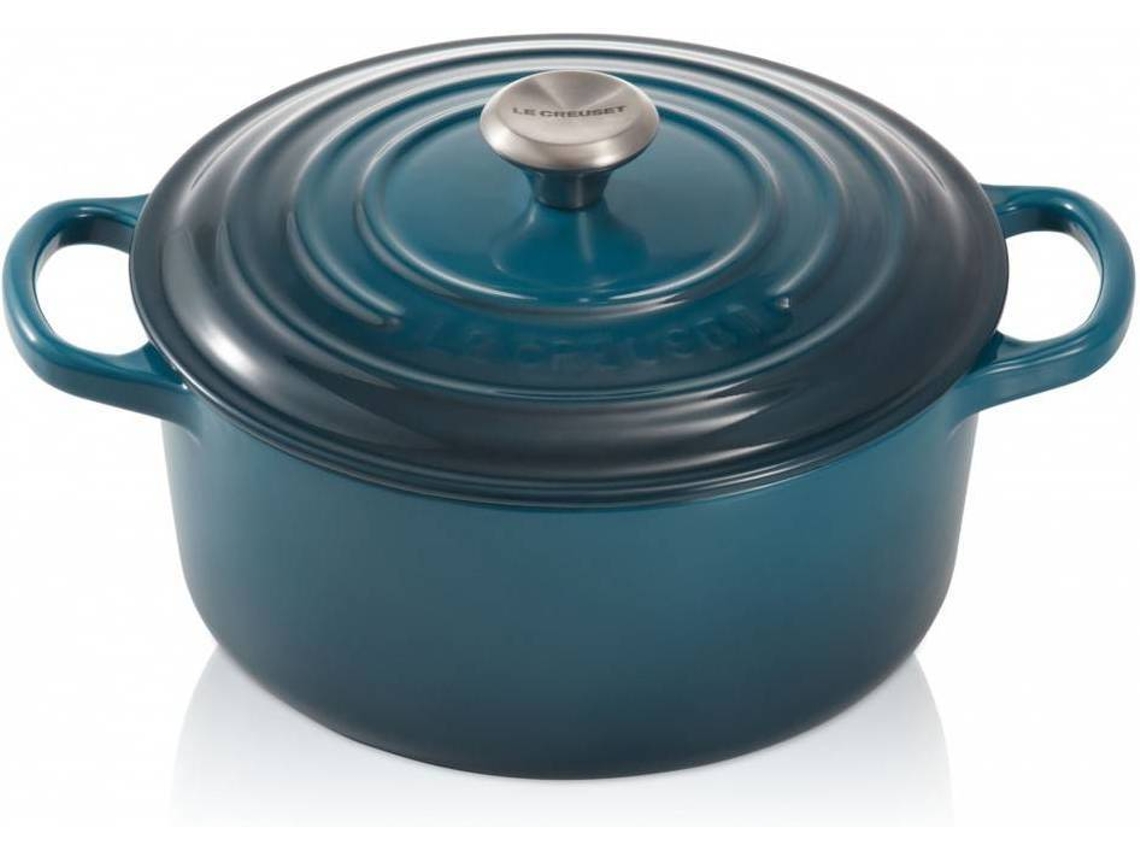 Cacerola Cocotte LE CREUSET Deep Teal 24cm
