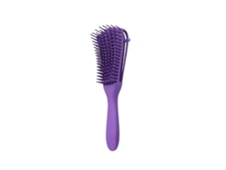 Pincel Desenredante 8 Filas Ergonómico Retirable Universal Portátil Para Mujer Pincel De Pelo Con Masaje Púrpura