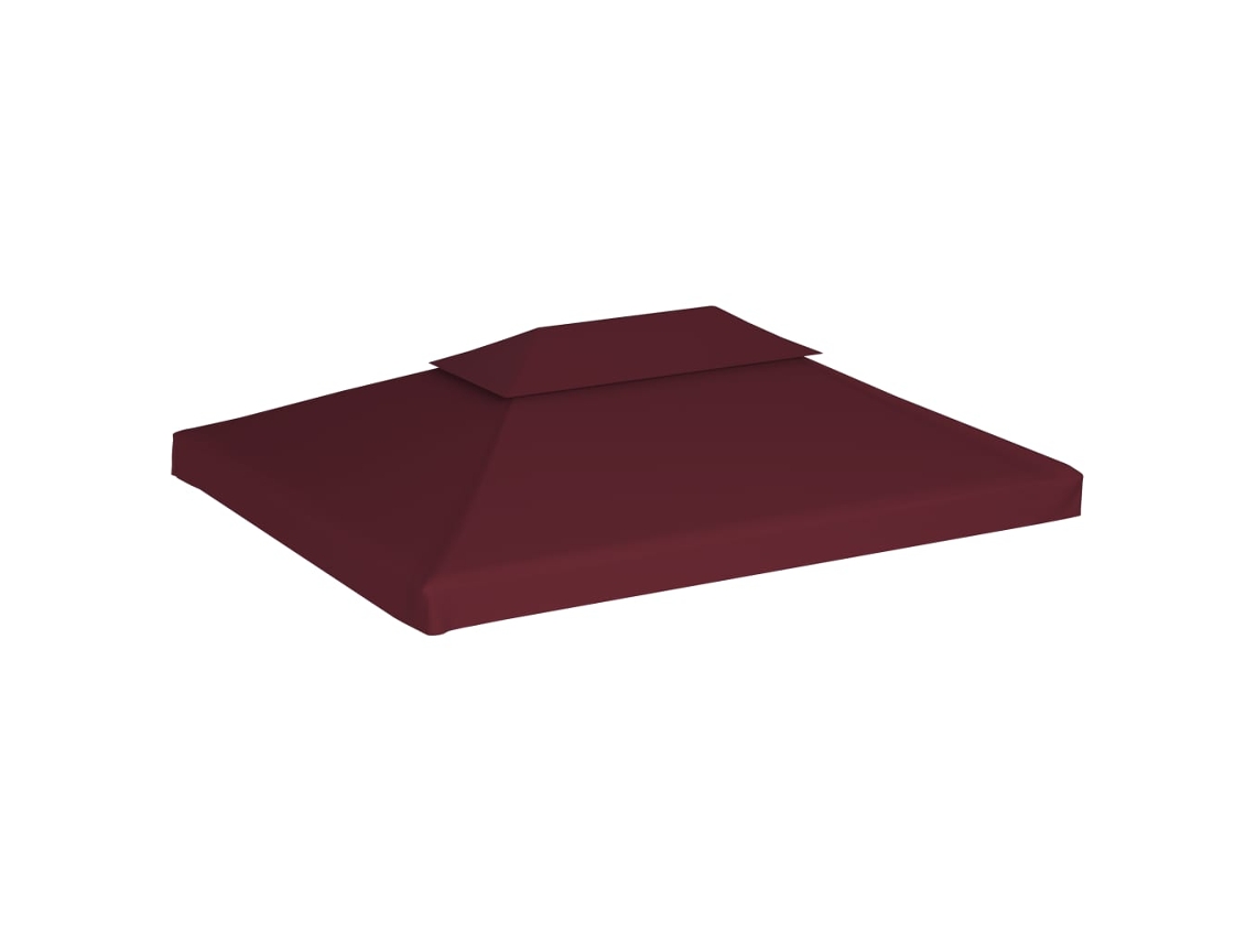 Cubierta para cenador de 2 capas, 310 g/m², 4 x 3 m, color burdeos, Wsd992106 Lovely Home