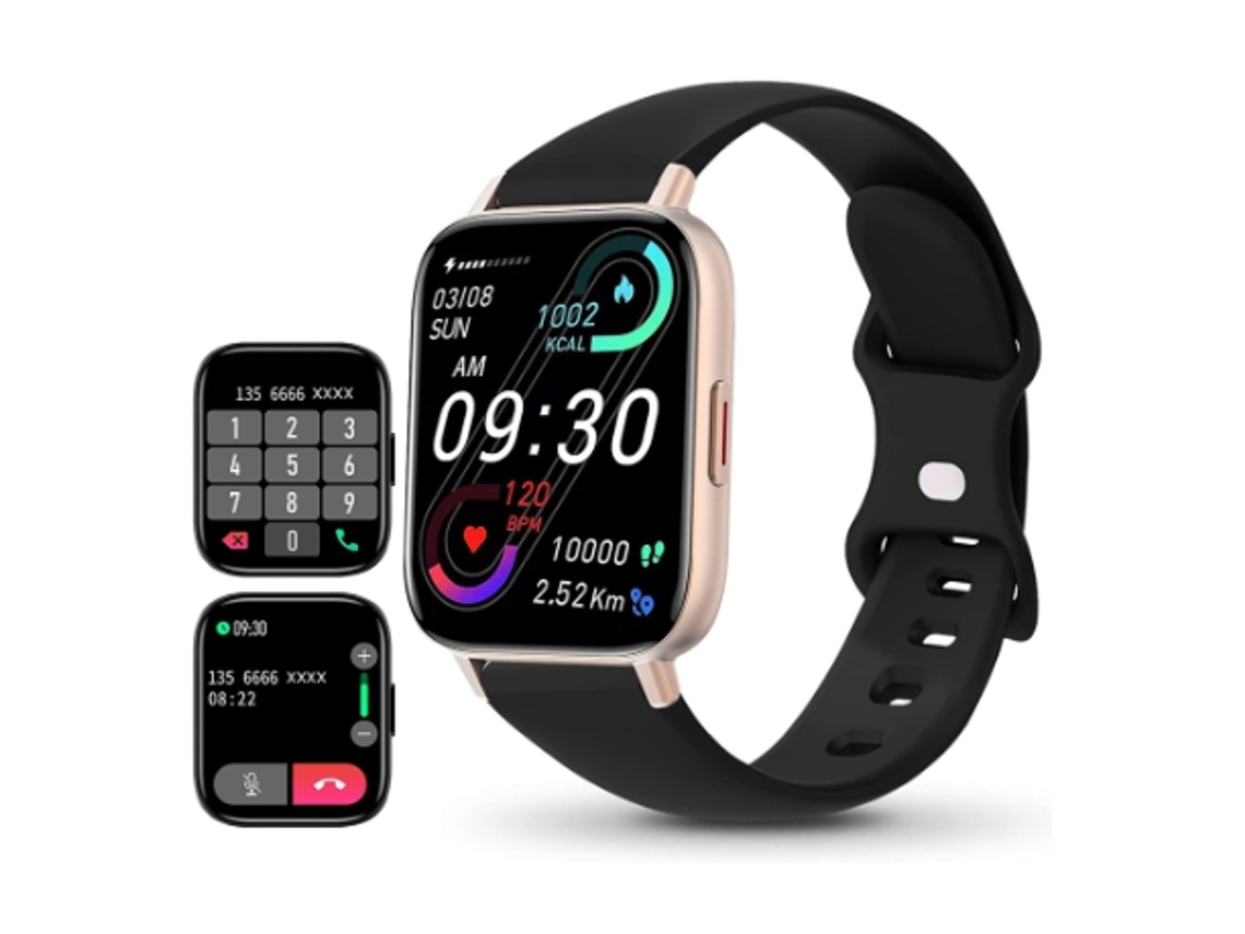 Reloj Inteligente YEMAESRE I62 Activa Automáticamente el Monitoreo del Sueño Negro YEMAESRE