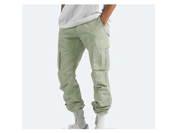 2026-pantalones Cargo Casual Para Hombre De Tela Elástica Con Multiples Bolsillos Para Actividades Al Aire Libre