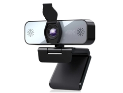Cámara web 4k con micrófono, transmisión en directo para PC, portátil, Mac, videollamadas, cámara web con cubierta de privacidad, color negro Bestvite