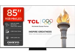 TV TCL 85RM7L (RGB-MINILED - 85'' - 216 cm - 4K Ultra HD - Smart TV)