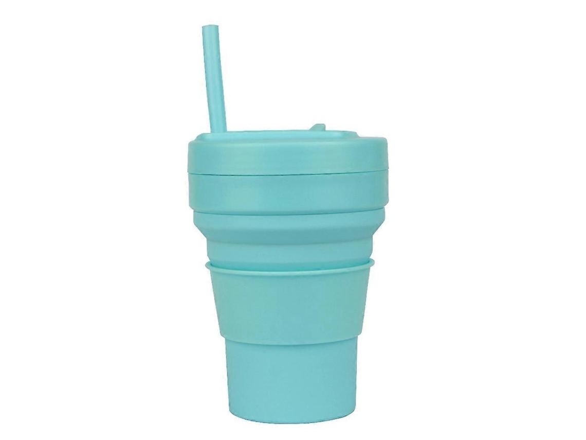 Taza de café de silicona plegable, portátil y reutilizable para actividades al aire libre, senderismo y uso diario en el hogar. Taza de agua plegable y