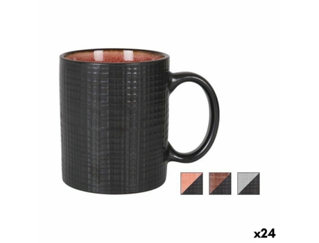 Taza LA MEDITERRÁNEA Sauvage (Cerámica - 380 ml - Rectangular - 24 Unidades)