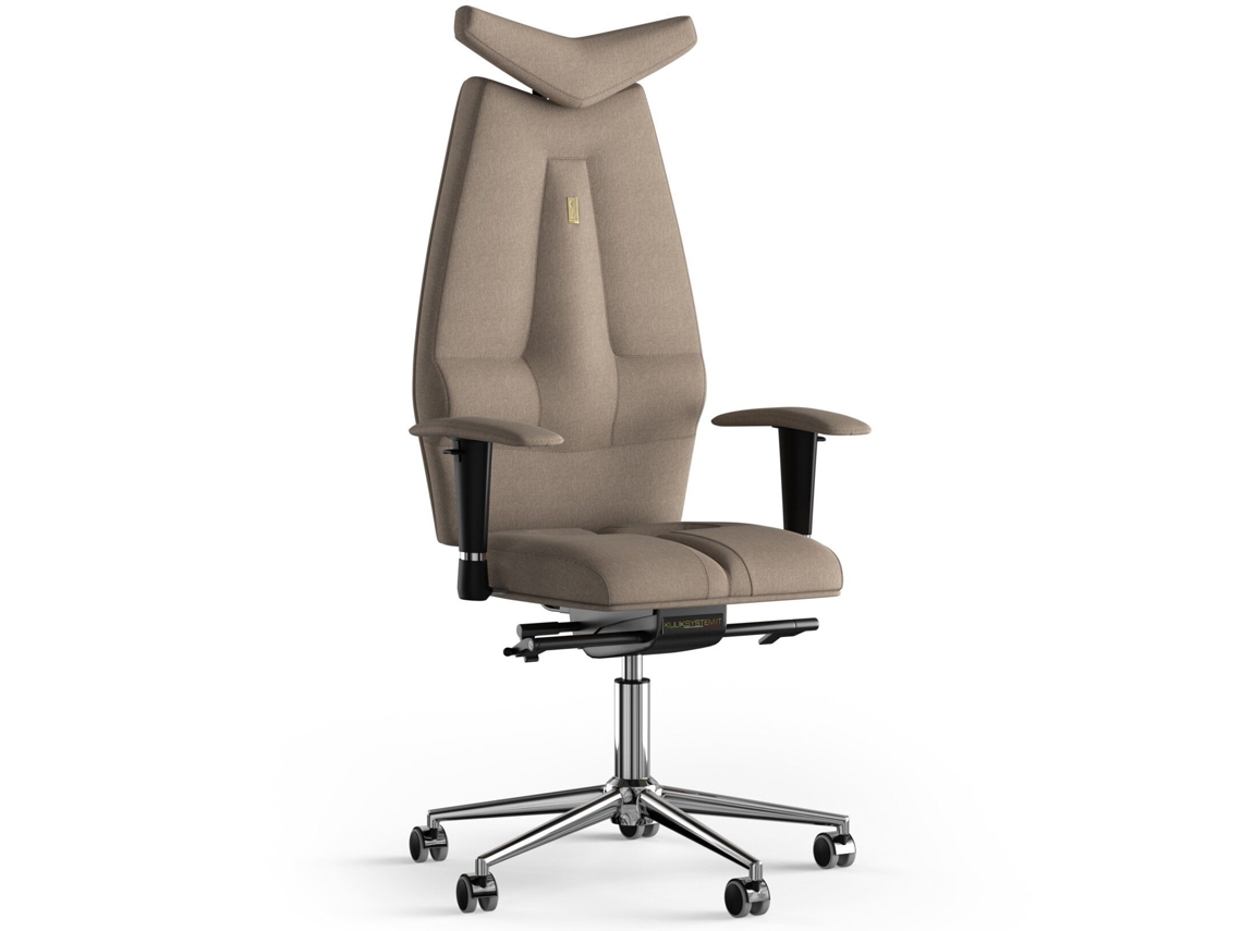 Silla de Oficina KULIK Tejido a Jato Azur (Caramel -130x50x50cm)