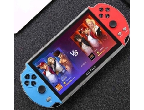 Consola ARCADE X-12Plus Ecrã Grande 7.1 incluí 300 Jogos bateria recarregável Menus da consola em Português