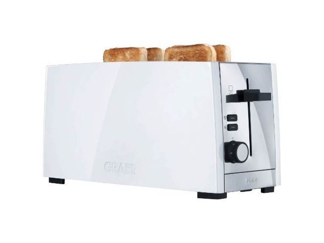 Tostadora GRAEF To101 Blanco Acero Inoxidable