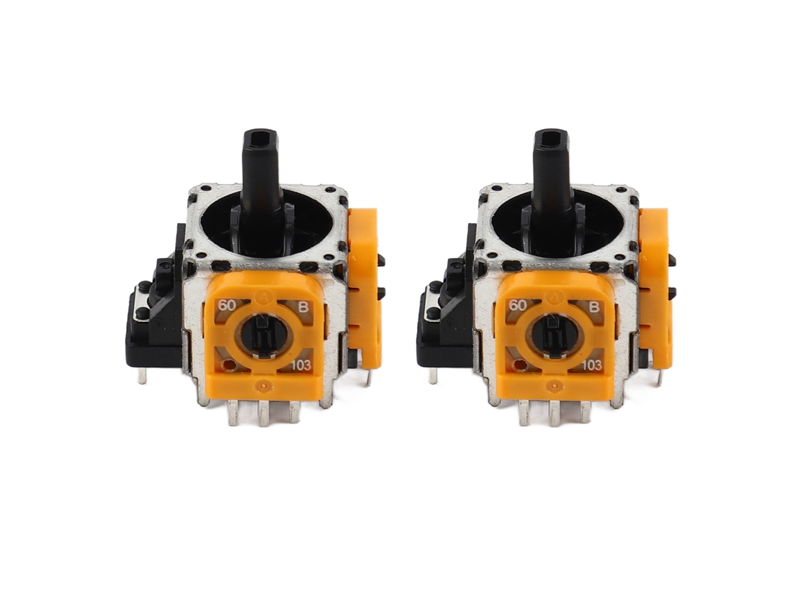 2pcs Módulo Joystick Sensor Hall Analógico 3d Substituição Potenciômetro Controle De Jogo