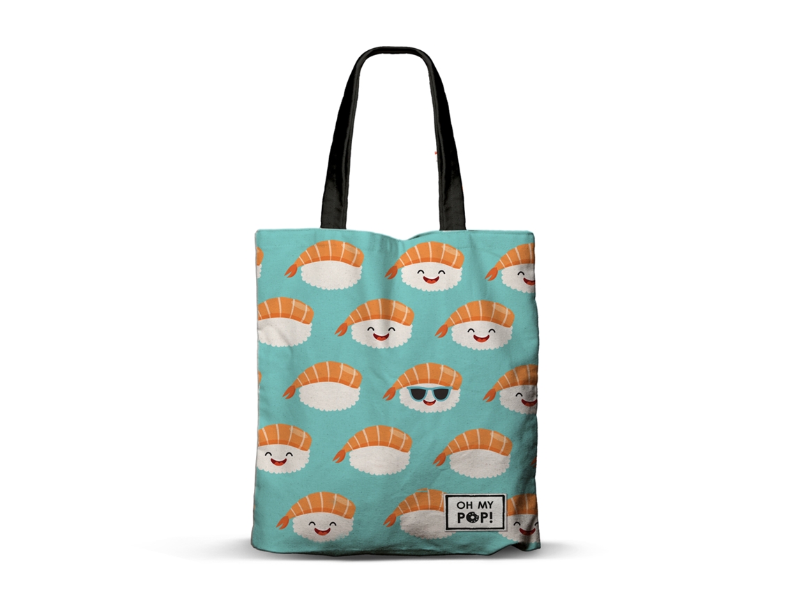 Bolsa de Compras OH MY POP! Oh My Pop Nigiri La Compra Shopping Poliéster Unisex (Azul)
