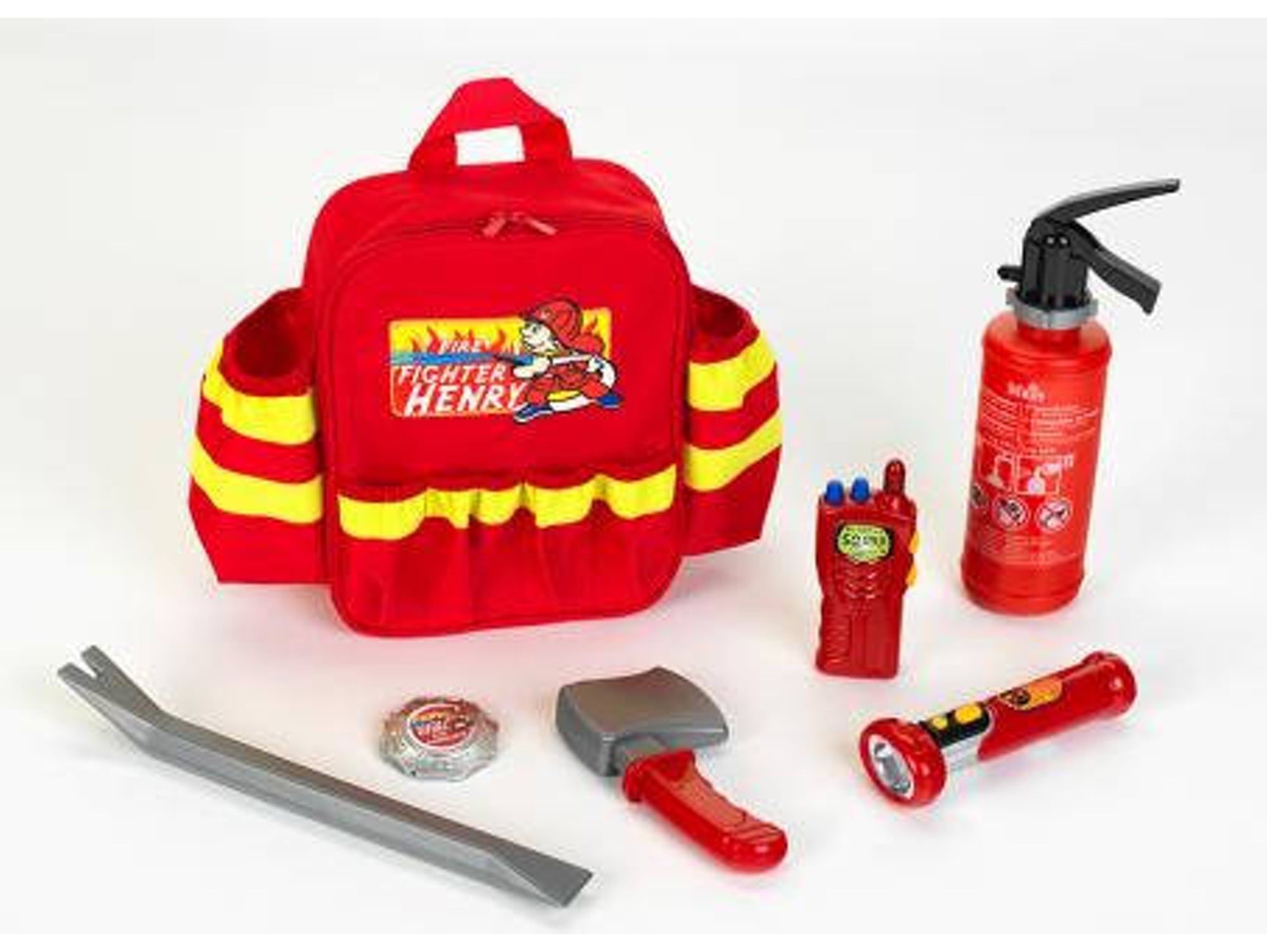 Mochila De Bombero Con 6 Accesorios, Incluyendo 1 Linterna Con Función De Luz 8900