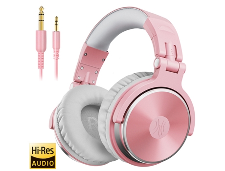 Oneodio Wired Professional Studio Pro DJ Auriculares con Micrófono sobre a oreja HiFi Monitor Música Auriculares para Teléfono PC