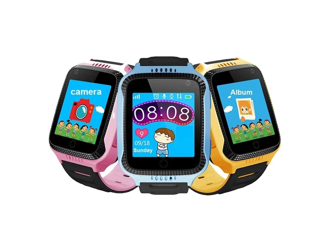 Reloj Teléfonico Infantil (posicionamiento Gps Lbs Llamada De Ayuda Sos)