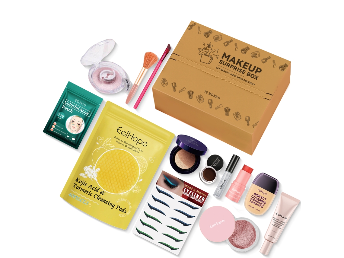 Caja de regalo sorpresa de maquillaje