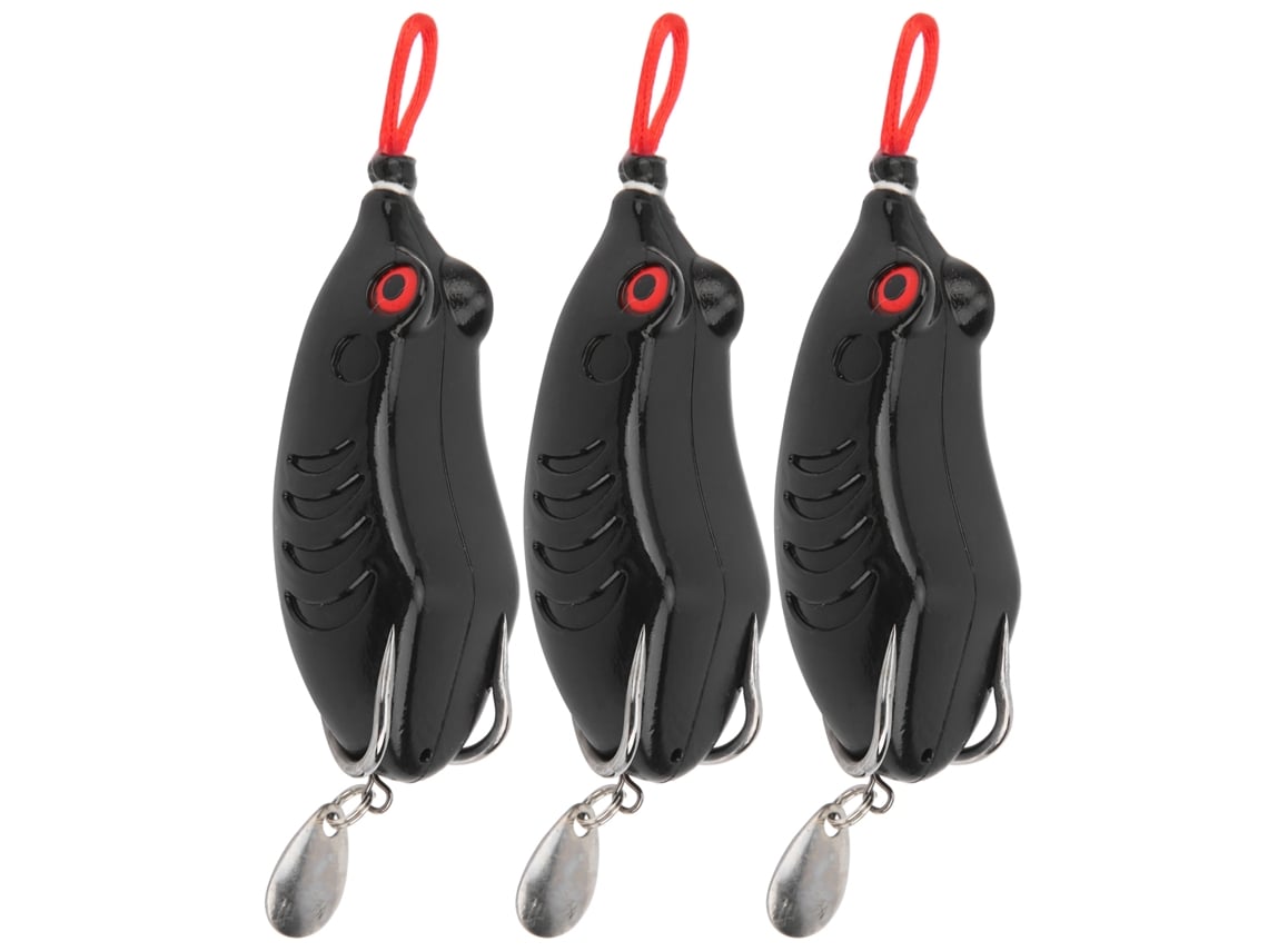 3 Piezas/set Señuelos Artificiales De Pesca Bait Suave Modificado Plástico Kit 8