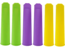 Juego de 18 moldes para paletas, moldes de silicona para hielo, moldes para pasteles, moldes para pudín en miniatura, bandejas para cubitos de hielo - Vayotoy
