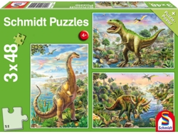 Puzzle SCHMIDT SPIELE Abenteuer mit den Dinosauriern (48 Piezas)