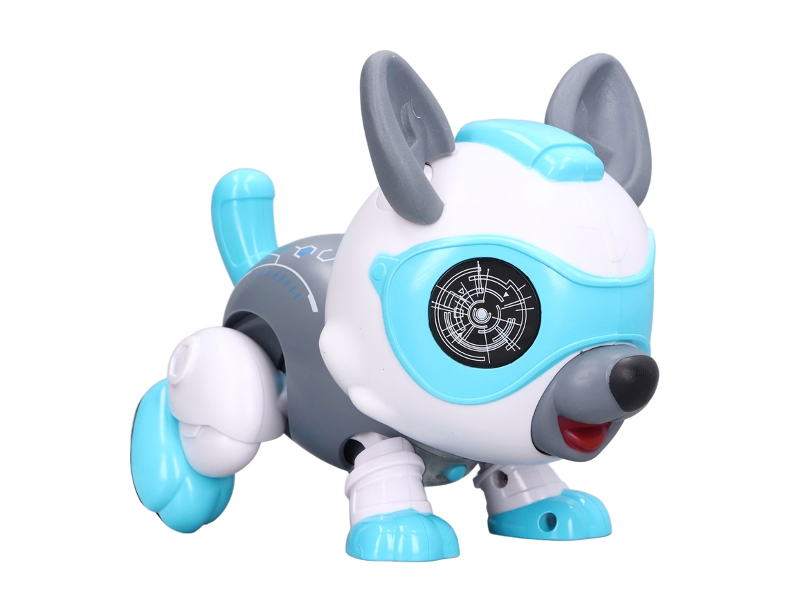Perro Robot Con Control Remoto, Sensor Táctil Y Comandos De Voz Para Niños (azul)