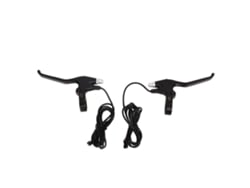Manete de freio Rebe-Electric para bicicleta elétrica, 22 mm, em alumínio à prova d'água, cor preta.