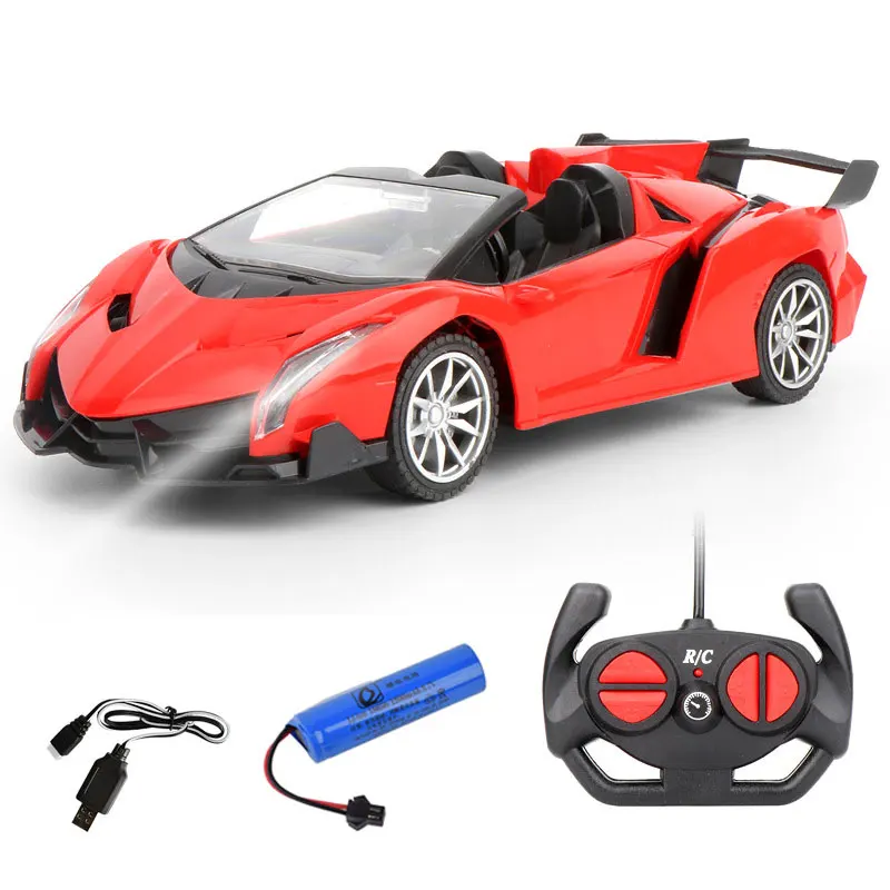 (batería C-1) Coche De Control Remoto De Deriva 2.4g, Coche Eléctrico De Alta Velocidad Con Luces Led Y Carga Usb
