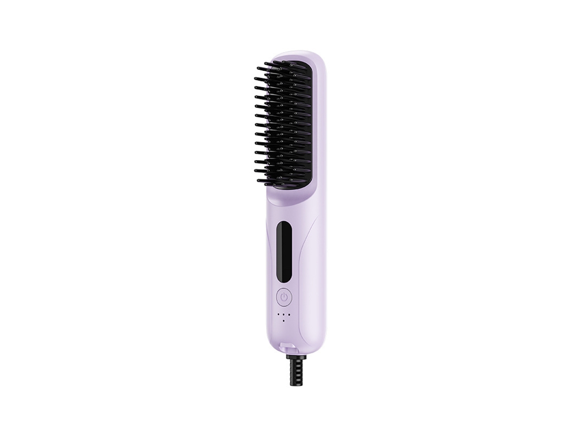 Cepillo Alisador Inalámbrico Recargable Usb, 4 Temperaturas, Para Todo Cabello, Usar En Casa, Trabajo O Viaje