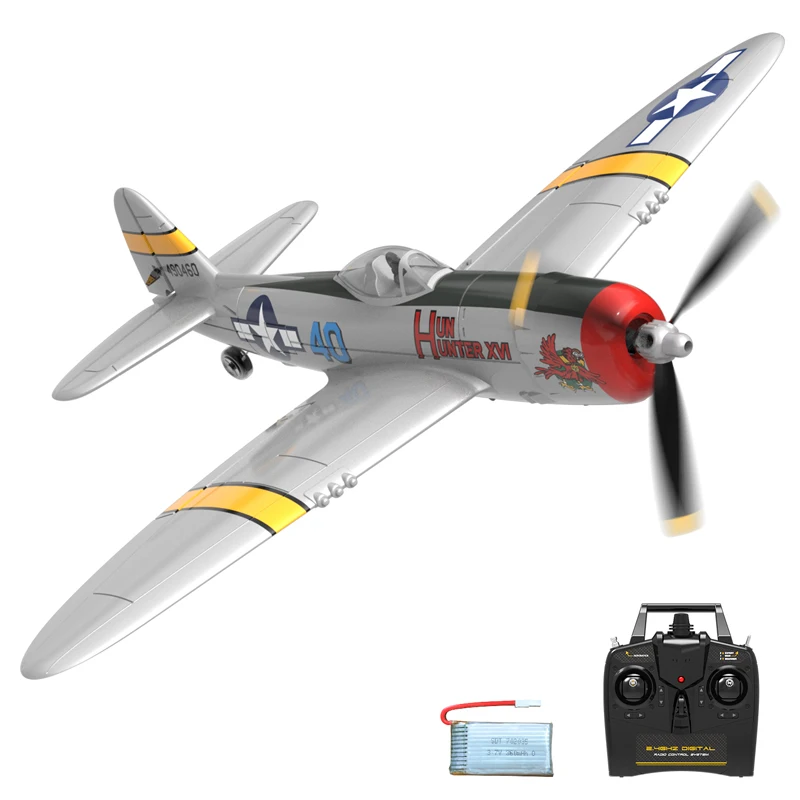 Avión Teledirigido 2,4 G, 4 Canales, 6 Ejes, 400 Mm De Envergadura