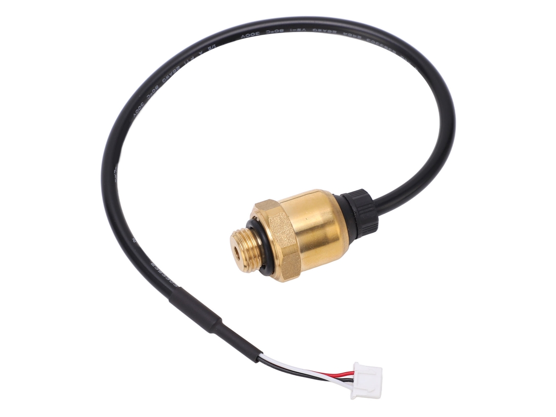 Sensor De Presión Eléctrico Transductor Pc Cobre Ligero Anti Choque 11.8in Para Cafetera G1/4