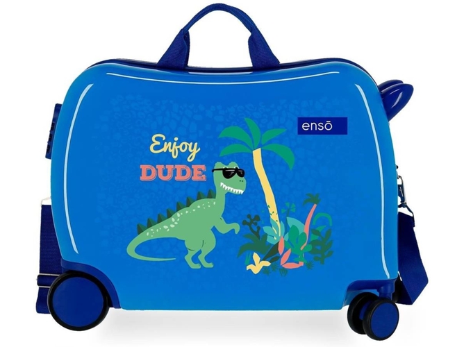 Maleta de Cabina ENSO Dino Malet Azul (50 x 38 x 20 cm - 34 L)