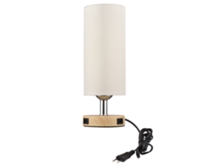 Lámpara De Mesa Con Control Táctil, 2 Puertos Usb, Bombilla Led Blanca Cálida De 2700k Para Dormitorio Y Sala De Estar.