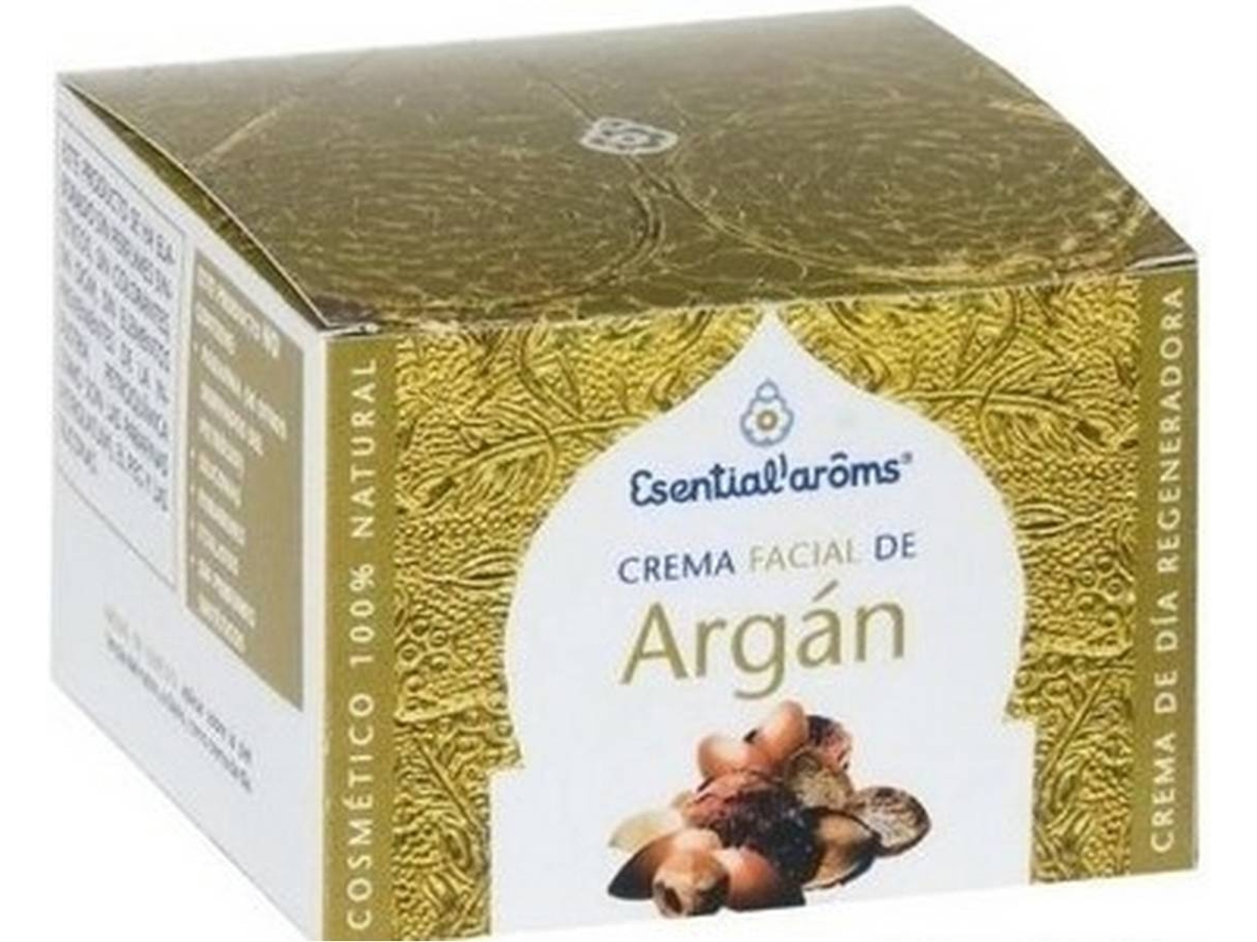 Crema Facial ESENTIAL AROMS Aceite De Argán (50 ml)