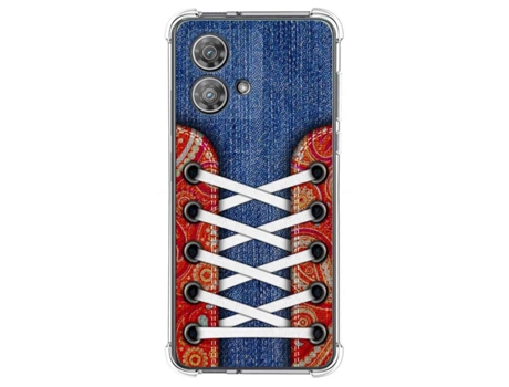 Funda Neo Diseño Zapatillas para Motorola Edge 40 Neo 5G TUMUNDOSMARTPHONE Silicona Multicolor