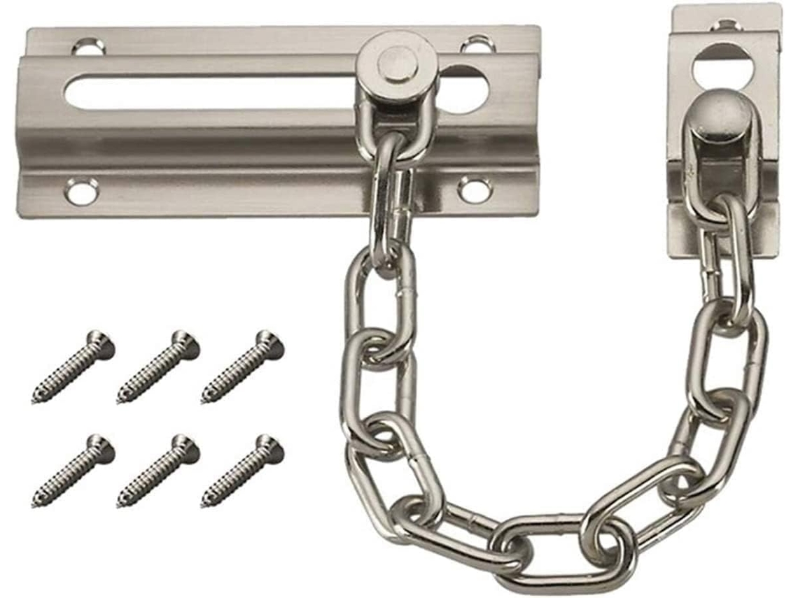 Cerradura De Cadena Para Puerta Seguridad Pestillos El Hogar Protector Antirrobo Pestillo, Seguridad, Duradero