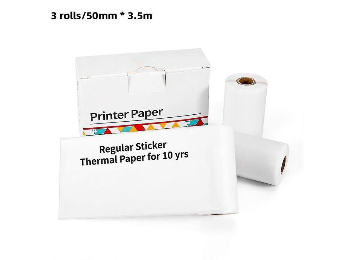 Impresora Térmica Portátil Bluetooth, Sin Tinta, Mini, Para Pegatinas, Papel De 48 Mm, 203 Ppp, Batería De 1000 Mah.