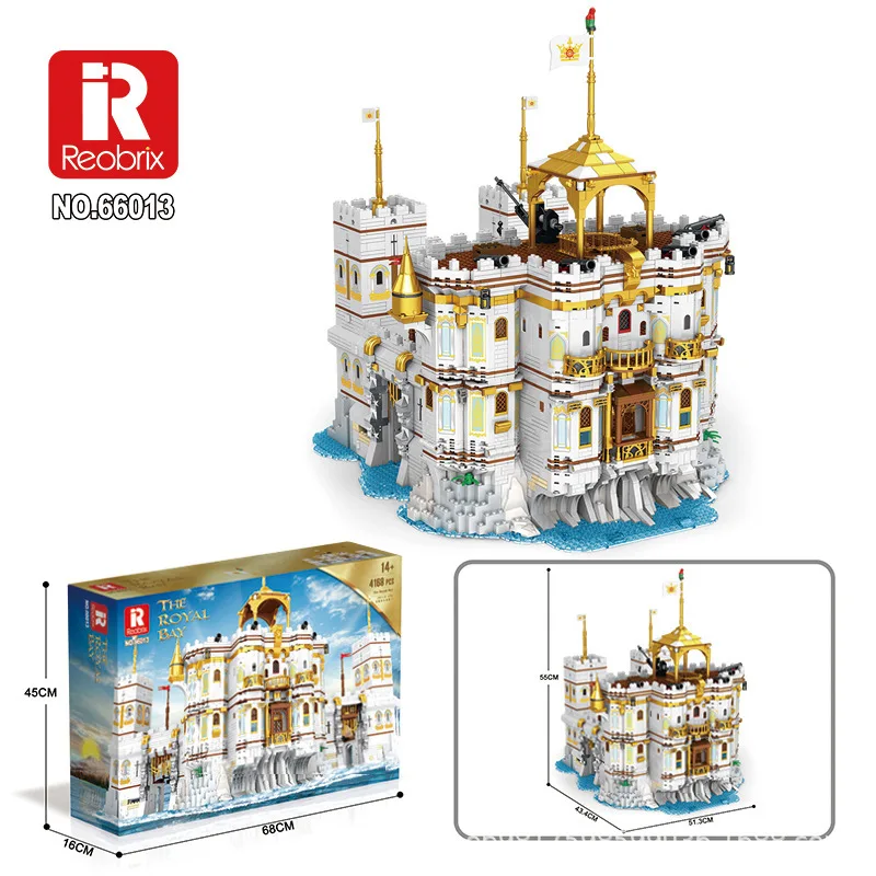 (66013) Modelo De Escena De Bloques De Construcción De Royal Bay Pier De 4168 Piezas, Regalo Para Niños