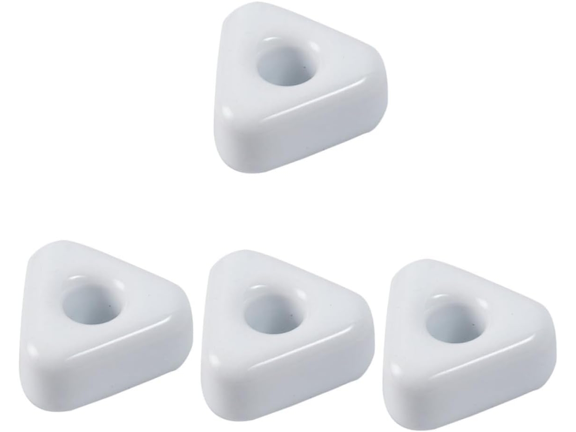 Juego de 4 portacepillos de cerámica, organizador compacto y funcional para cepillos de dientes EU Gokoco
