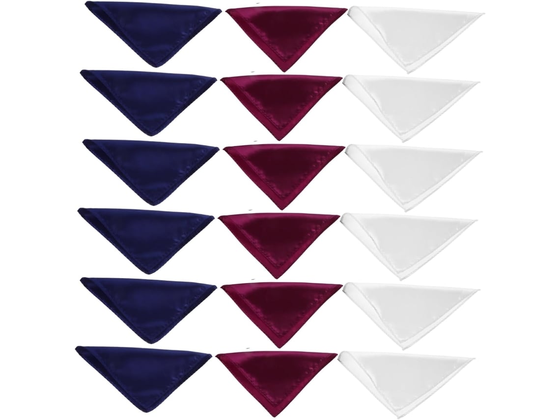 18 Pañuelos De Seda Para Hombre, Cuadrados Para Trajes Elegantes, Accesorios De Boda.
