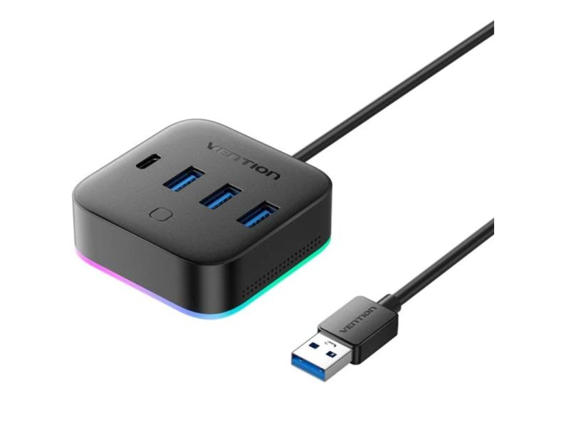 Hub Usb 3.0 Vention Chzbc- 3xusb- 1xusb Tipo-c- 1xusb Tipo-c Pd