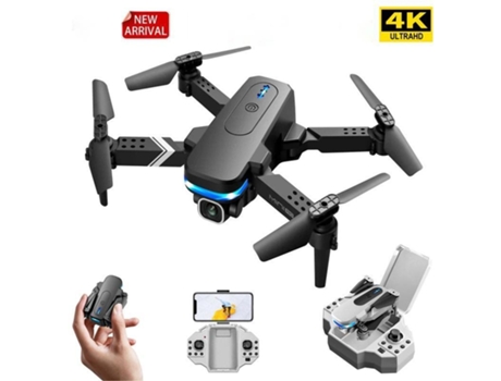 Mini dron plegable KY910 con una sola cámara 4K (2 baterías - Duración de la batería: 12 min - Negro) YIZHOOD
