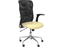 Silla Operativa PYC Minaya Beige (Brazos Ajustables - Malla)