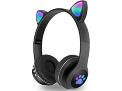 Auriculares Bluetooth KLACK AURVZV23MNEGRO (Over Ear - Micrófono - Noise Canceling - Negro)