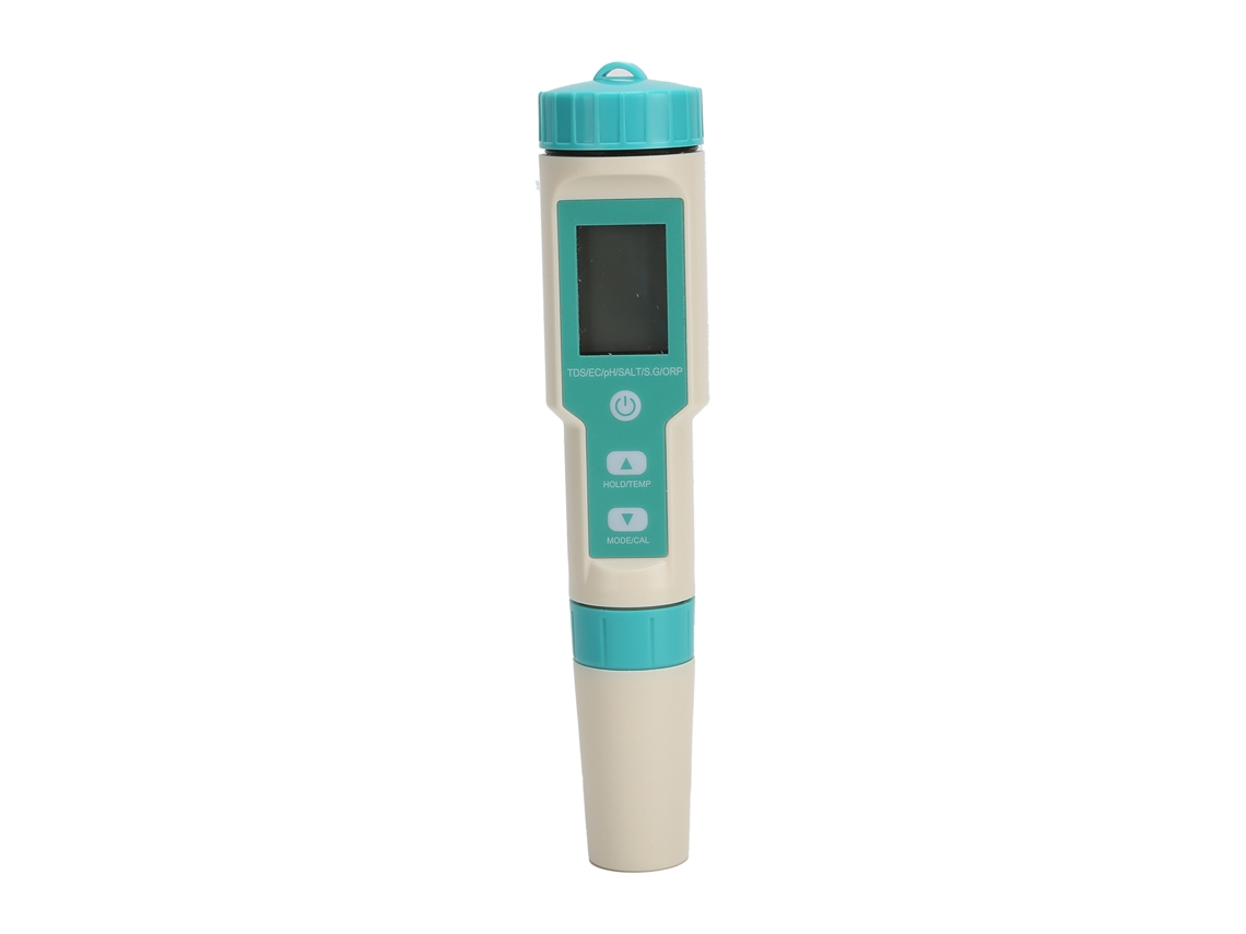 600 7 Em 1 Testador De Qualidade De Água Portátil Ph Tds Salinidade Temperatura Orp Ec Sg Medidor