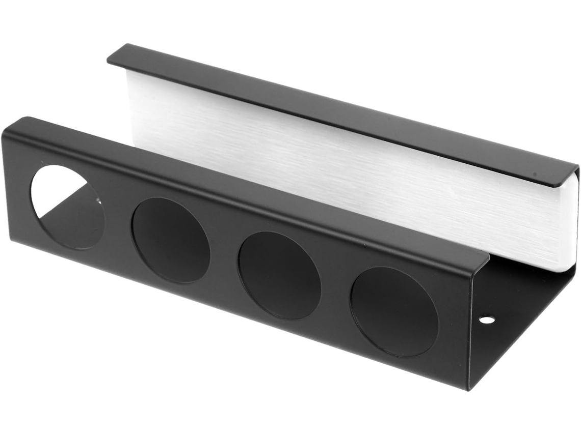 Suporte De Parede Para Escova De Dentes Elétrica, Aço Inoxidável, Placa De Diatomita Absorvente, Design Preto Para