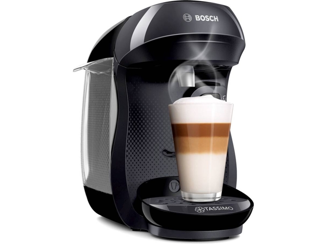 Cafetera de Cápsulas BOSCH Tassimo Happy TAS1002 Negro | Worten.es